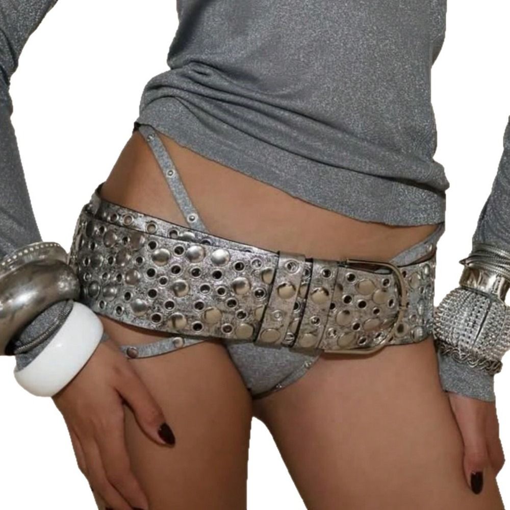 Streetwear Brand Belts - Ремень с люверсами и заклепками в