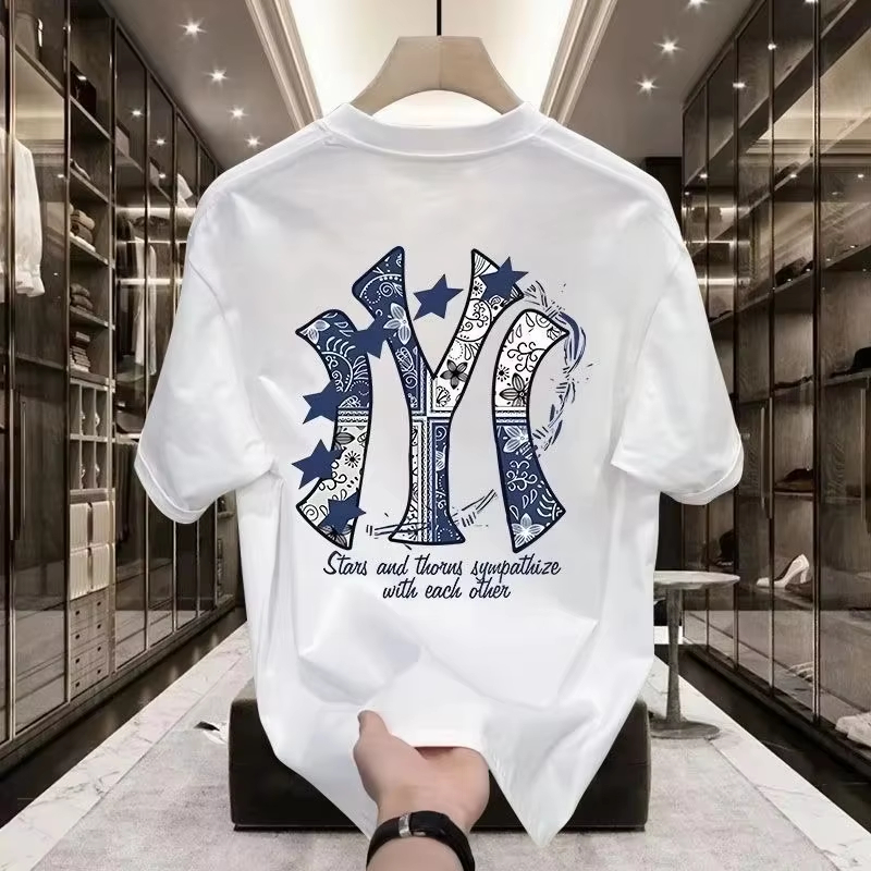 Streetwear Brand With Flower Logo - Летняя футболка унисекс с принтом пейсли