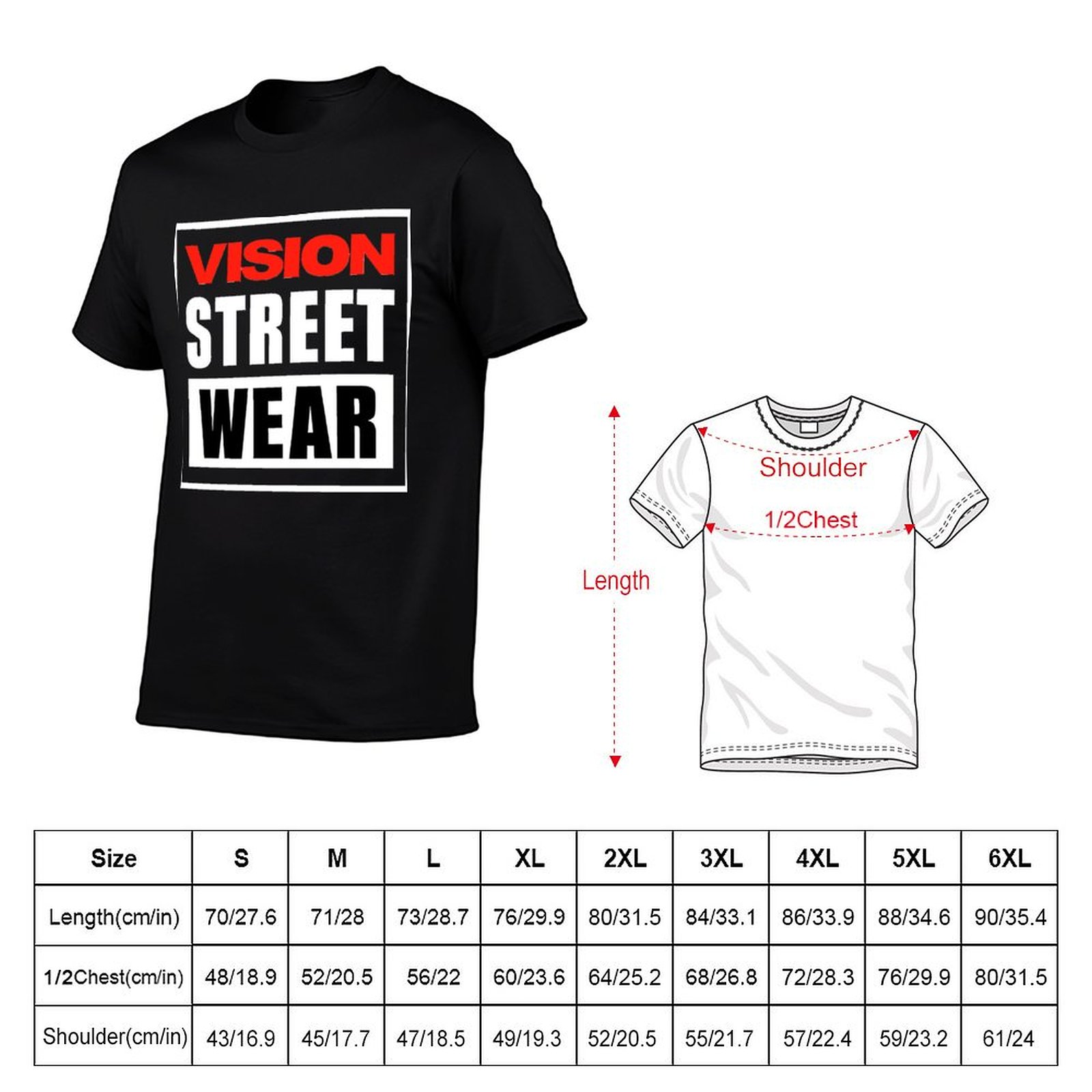 Футболка Vision Street Wear дл – обзор и цена Vision Streetwear Brand